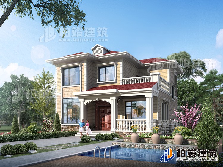 建筑效果图-简欧风格