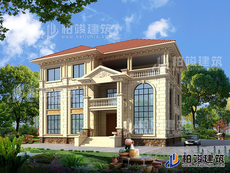 建筑效果图-简欧风格