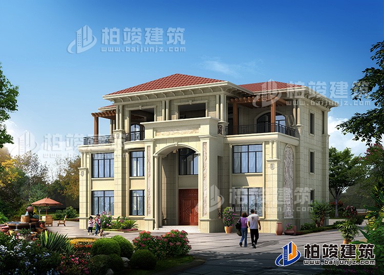 建筑效果图-简欧风格