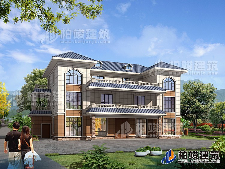 建筑效果图-简欧风格