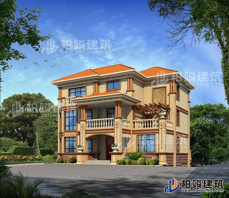 建筑效果图-简欧风格