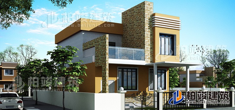 建筑效果图-新中式风格