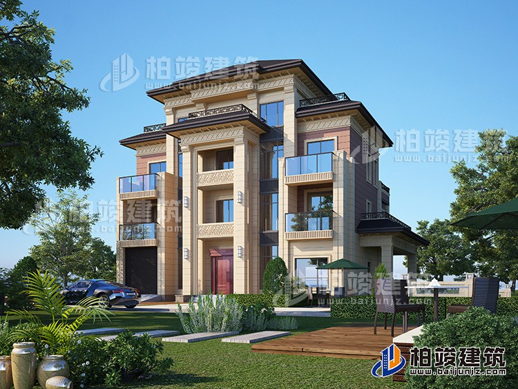 建筑效果图-新中式风格