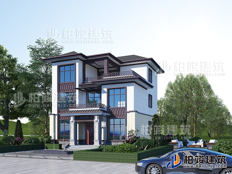 建筑效果图-新中式风格