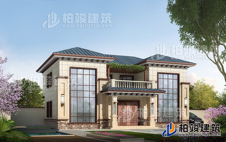 建筑效果图-新中式风格