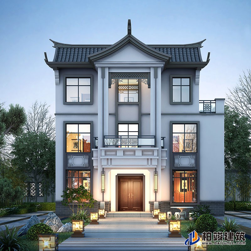 建筑效果图-新中式风格