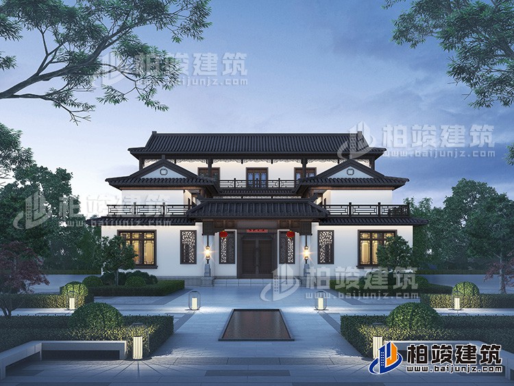 建筑效果图-新中式风格